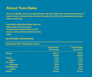 Yes You Can Yuzu Sake 4-pack