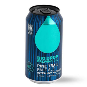 Big Drop Brewing Pine Trail Pale Ale Non Alcoholic Beer Alternative